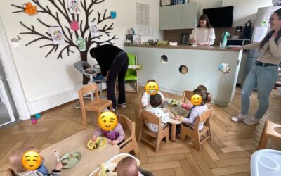 L’heure du repas à la micro-crèche